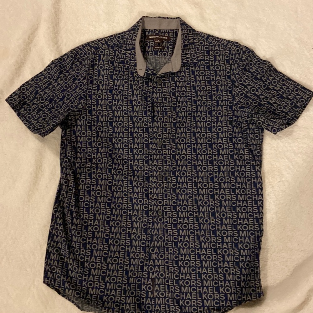 Michael Kors Size S navy Blue Shirt